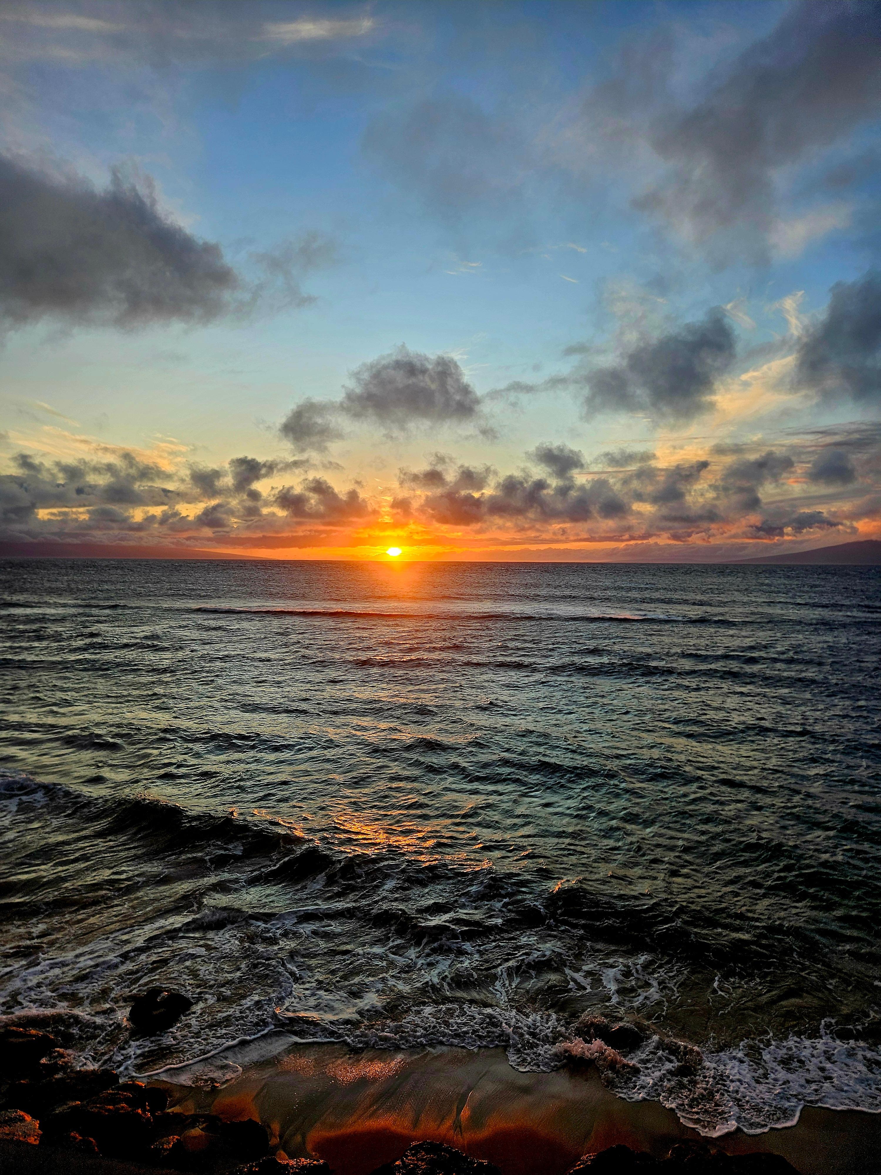 Sunset from the condo lania