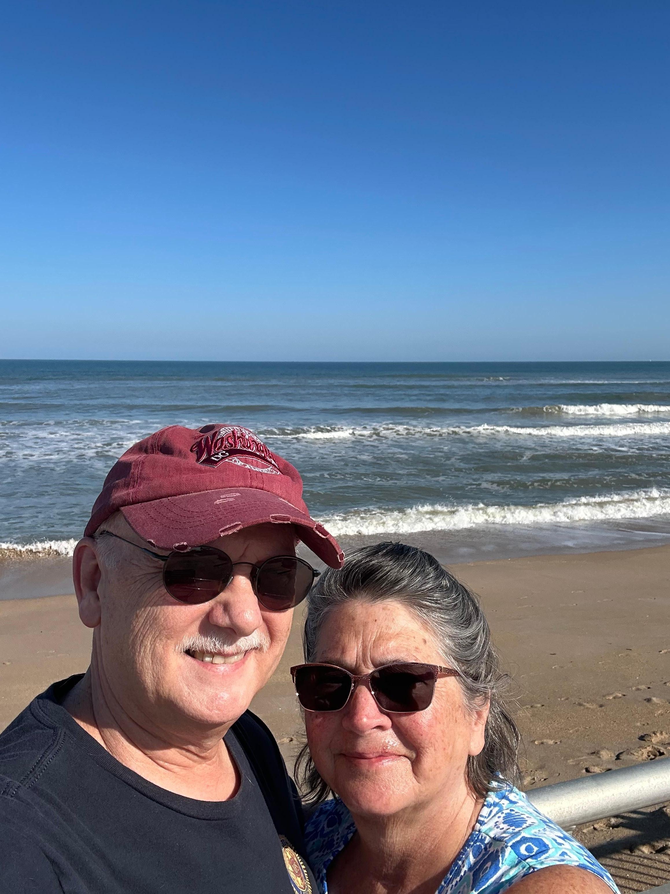 Enjoying the Atlantic Ocean in New Smyrna Beach, Fl. 