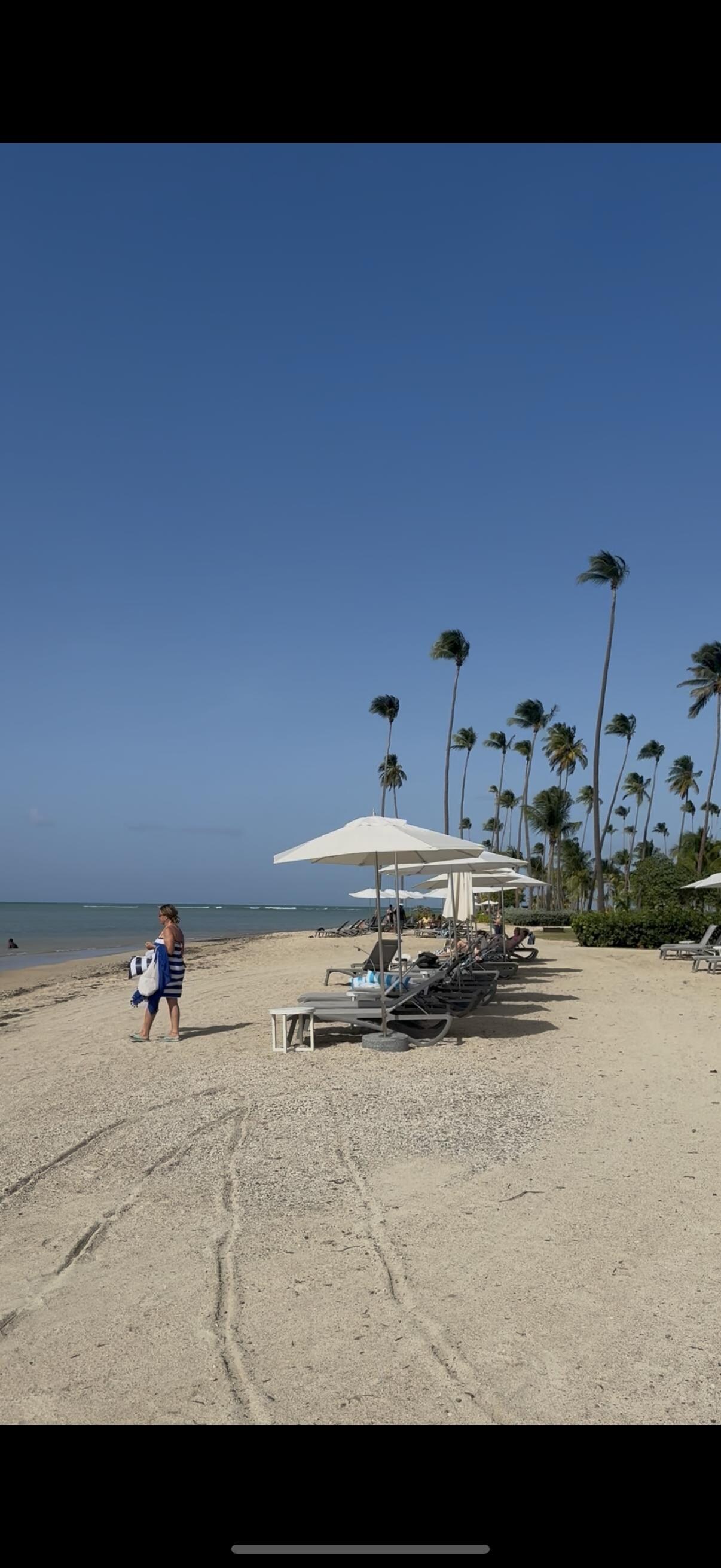 Chairs with umbrellas available for guest