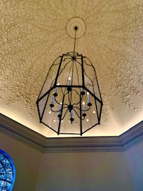 Detail if plaster work in Foyer