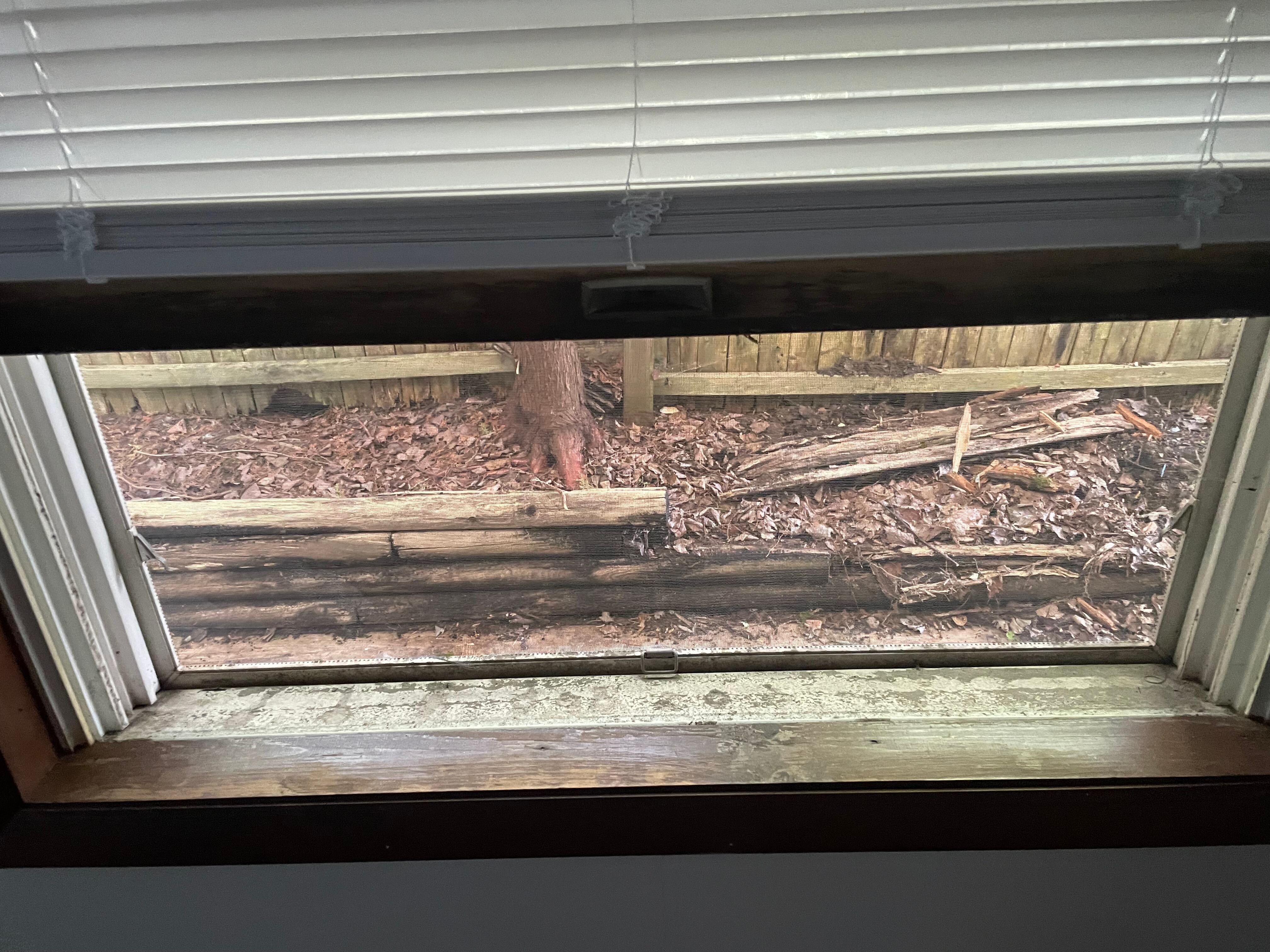 Window sills - needed open windows with fan at night