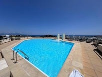 Rooftop pool