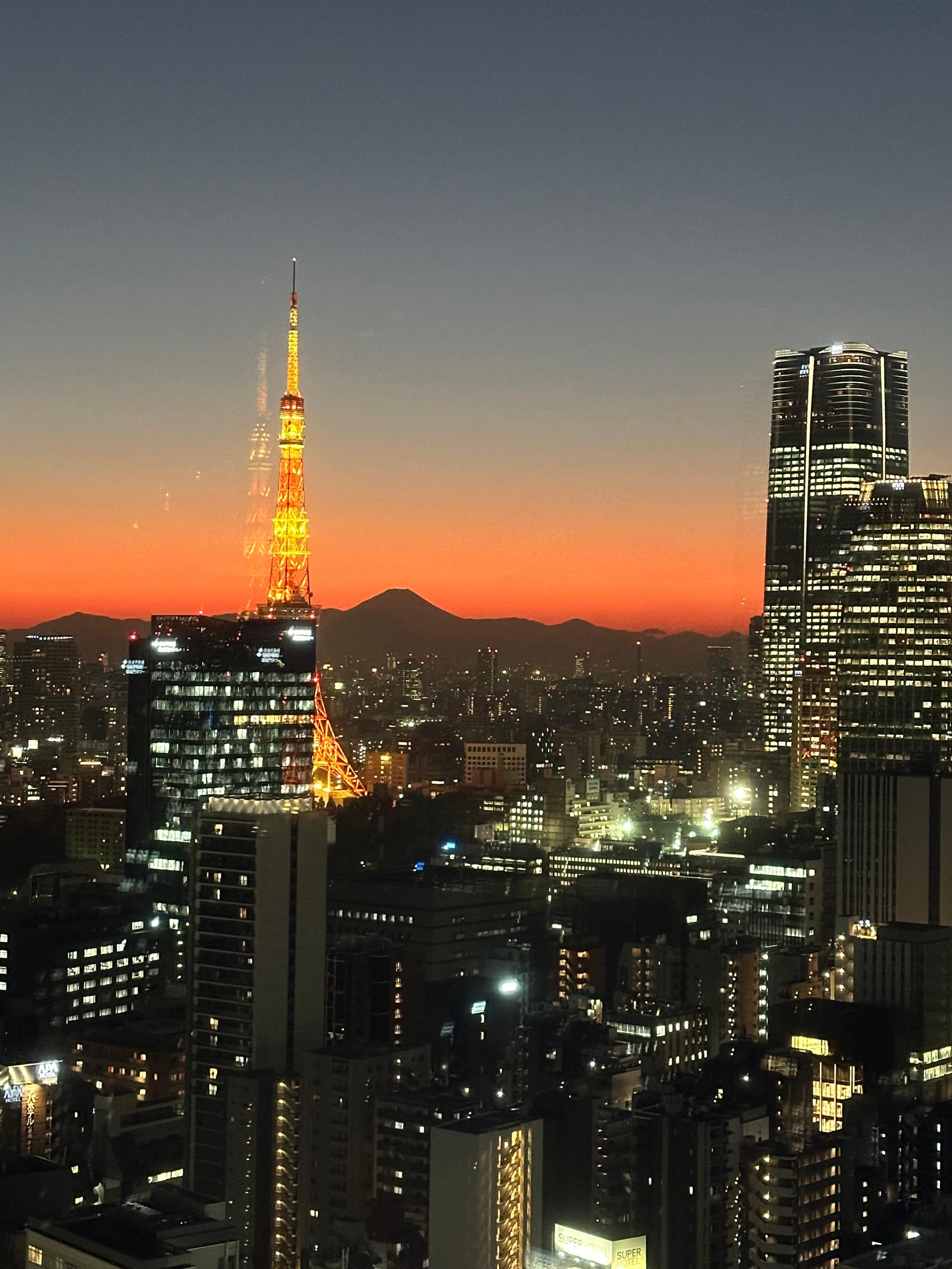 Sunset view from lobby
