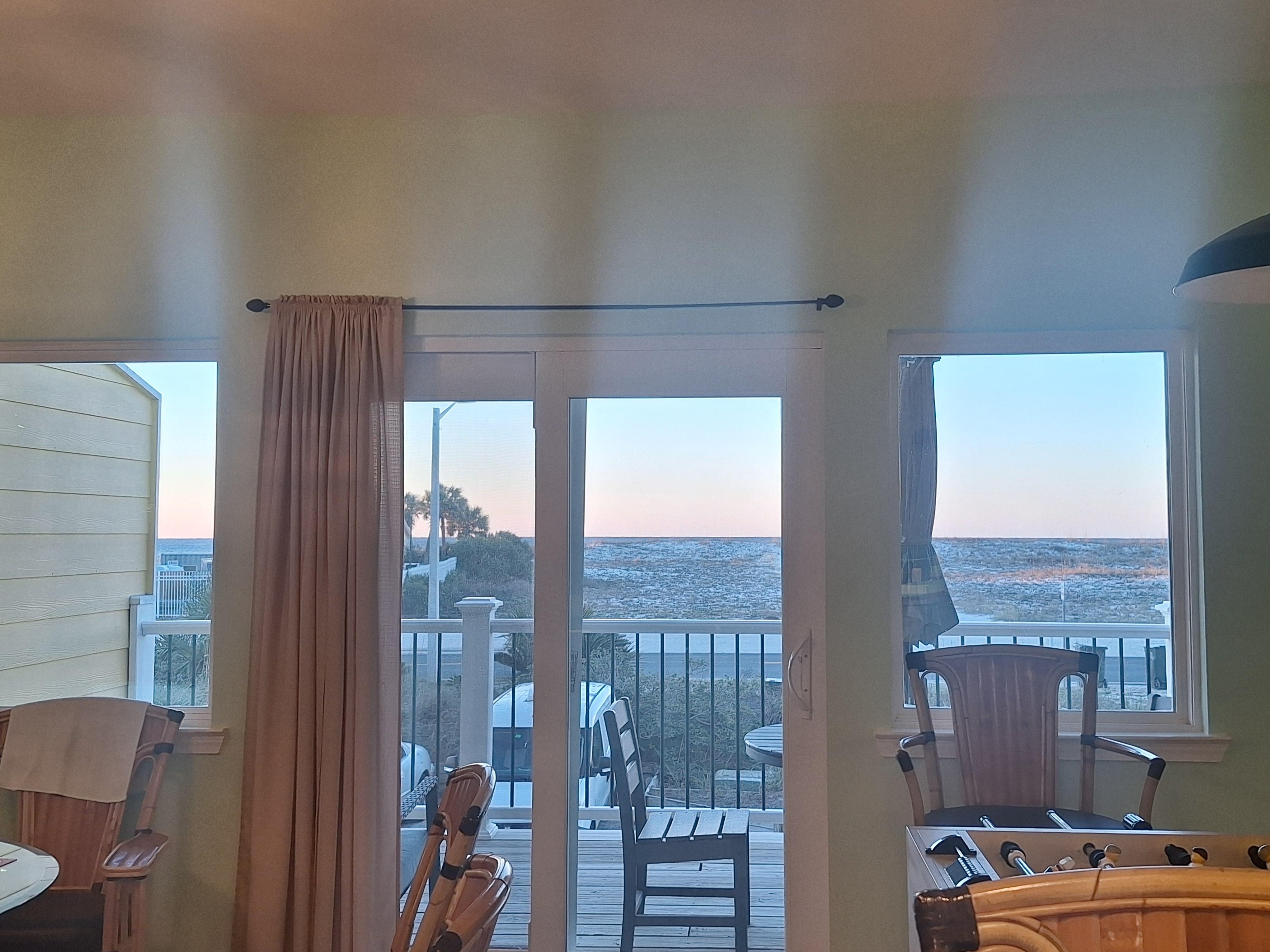 Great view from the kitchen.