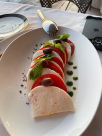 Dinner at the restaurant