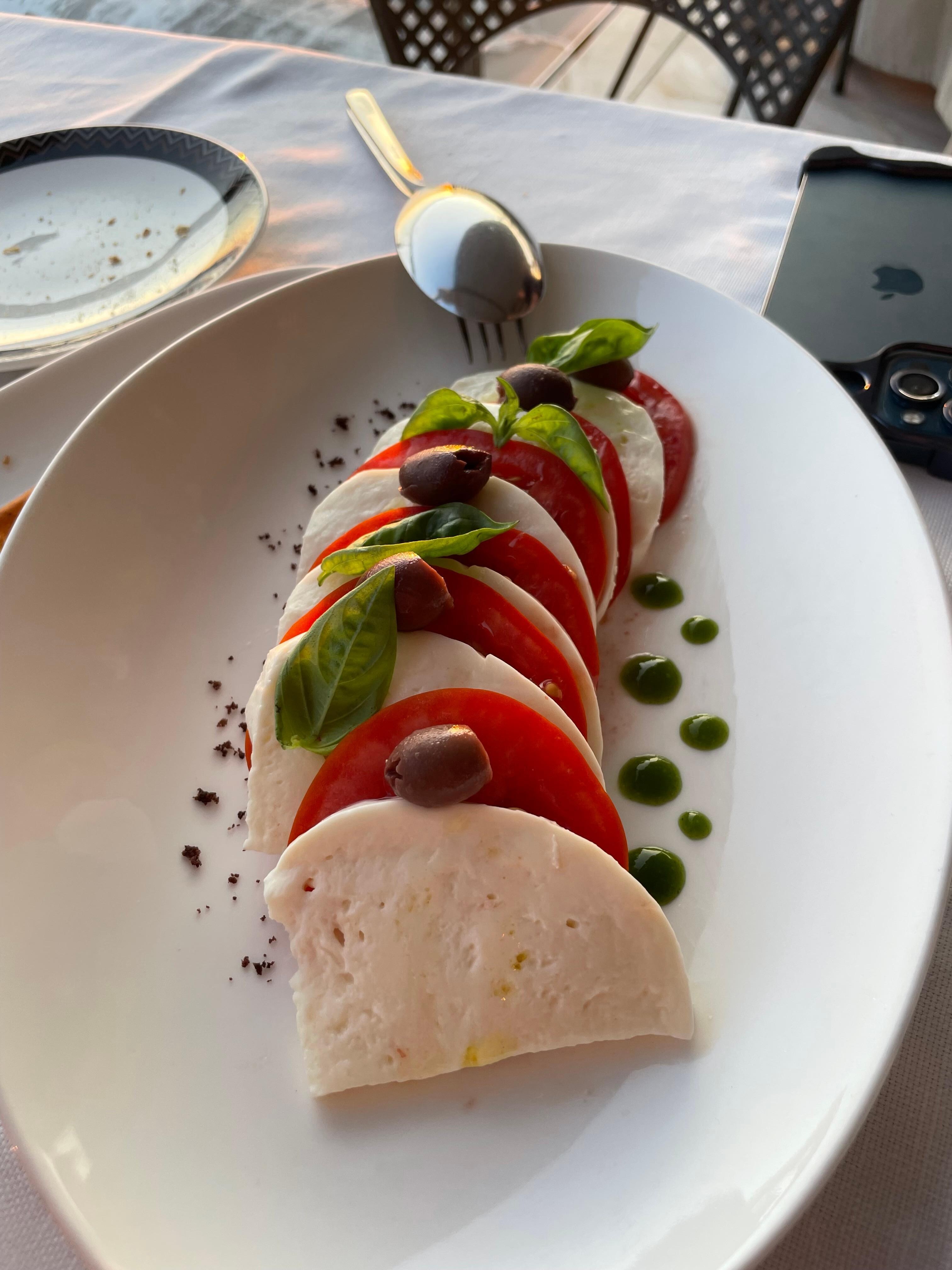 Dinner at the restaurant 