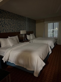 2 queen sized beds