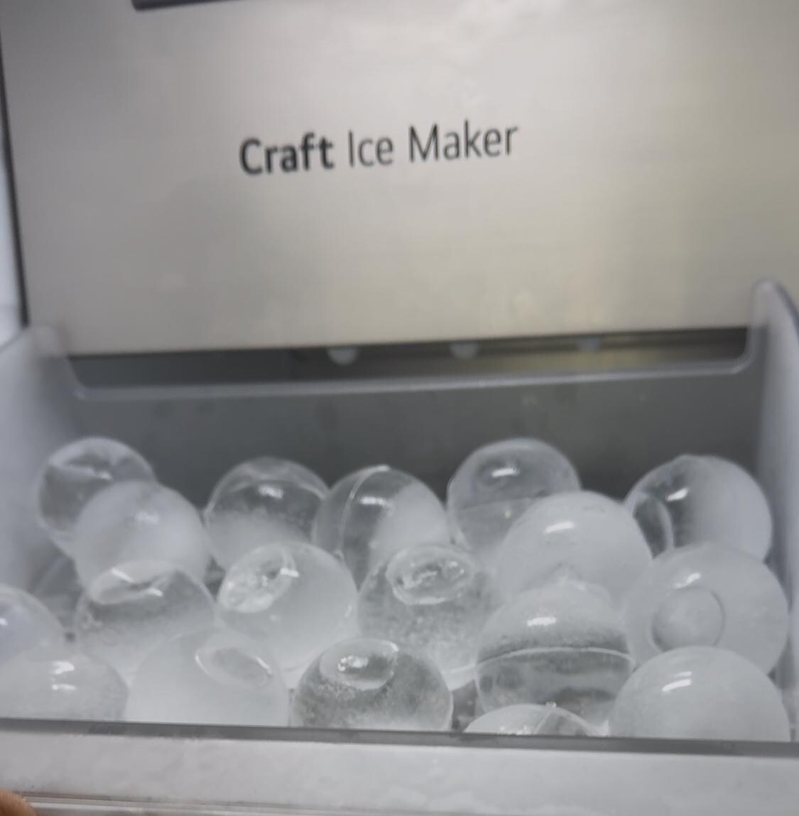 freezer makes ice balls