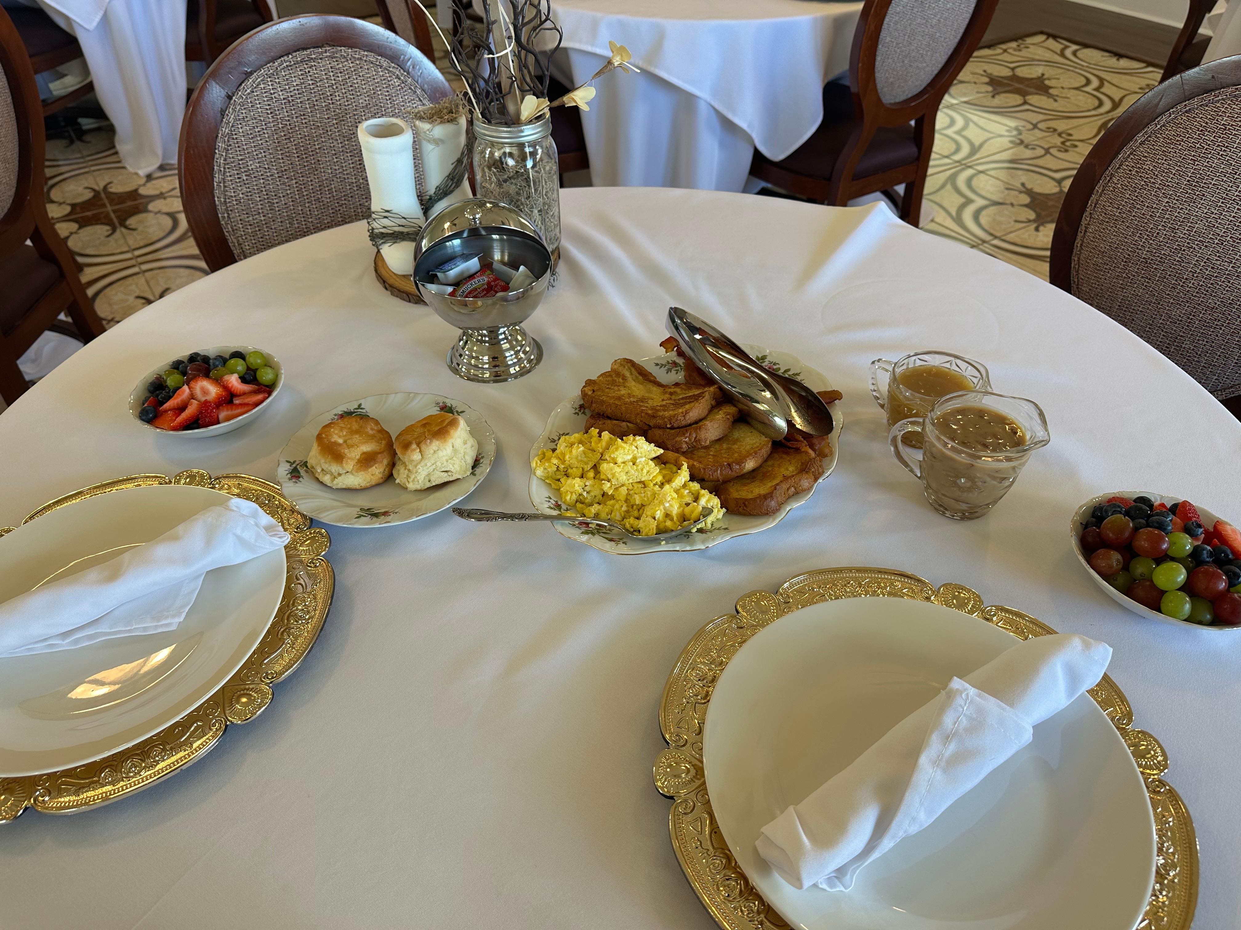 Amazing homemade breakfast 
