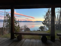 View from the back porch