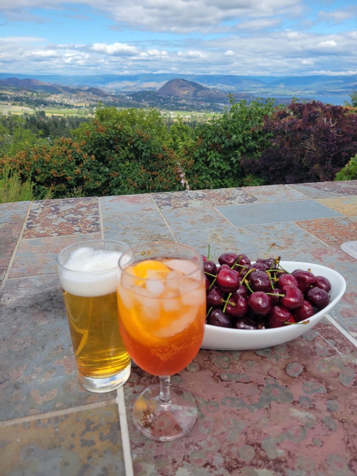 View from the patio