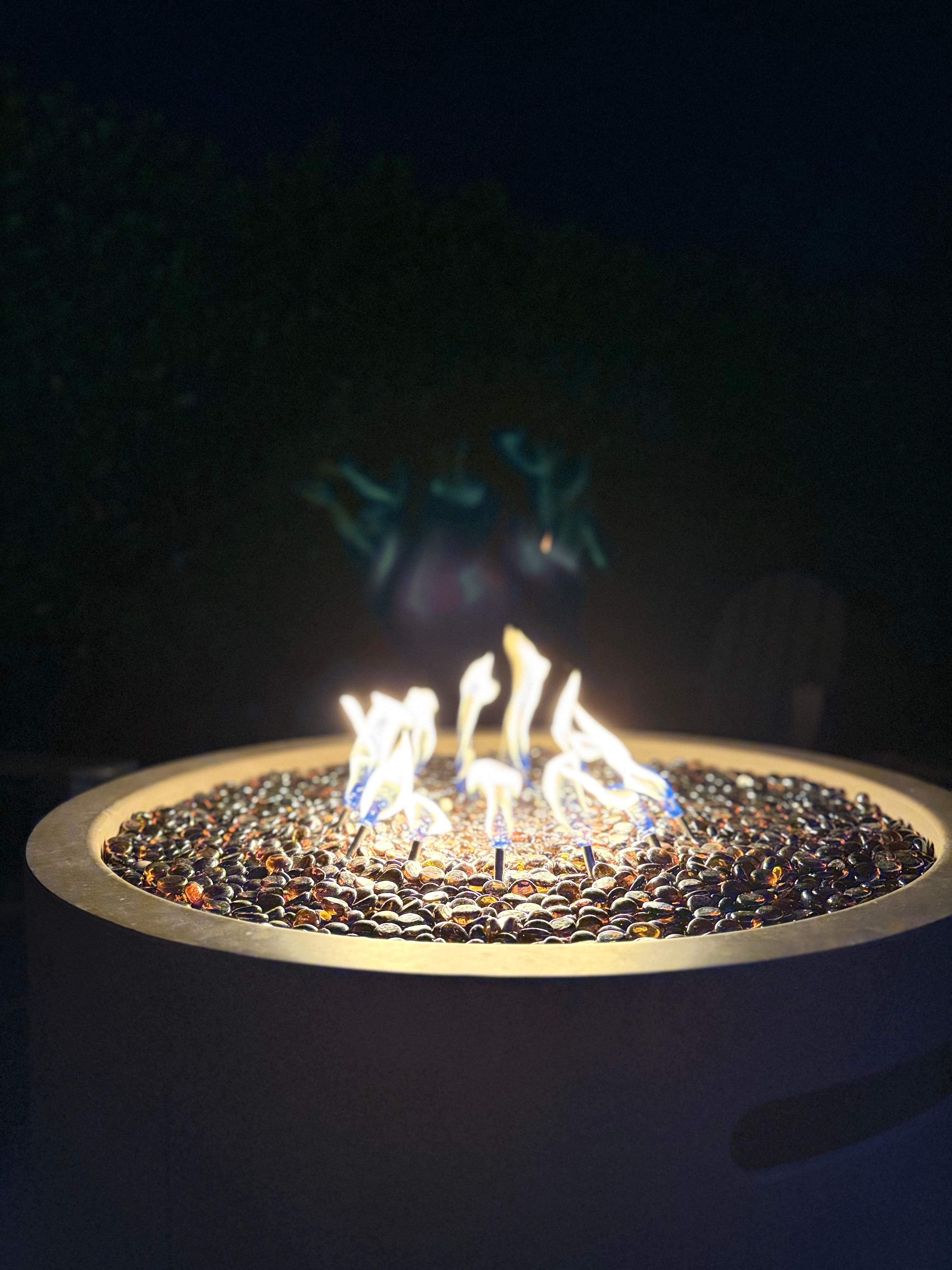 Propane gas fire pit