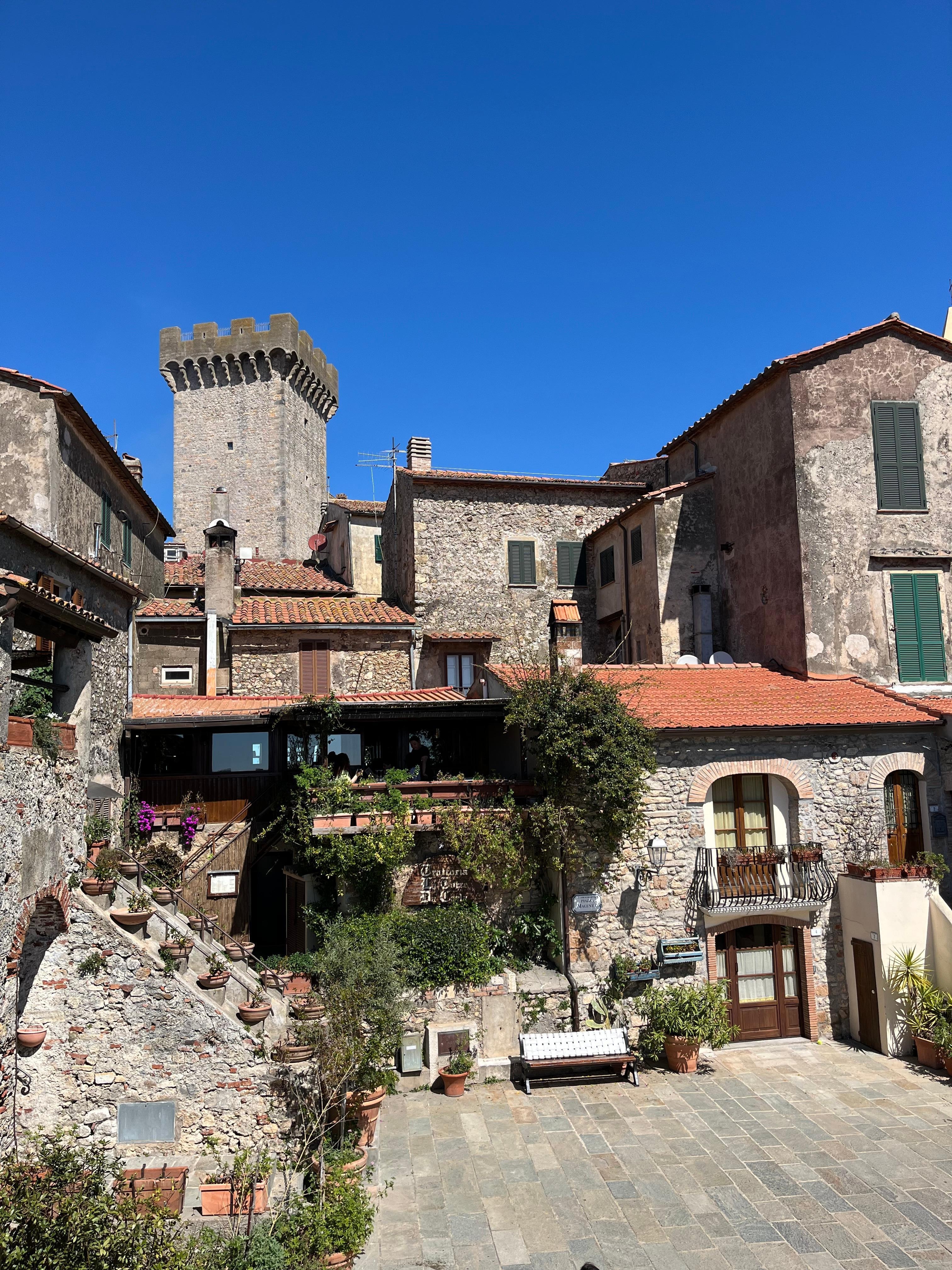The Old Town inside the Castello