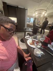 For my son’s birthday Andy got him French toast. These gestures made our stay so remarkable!