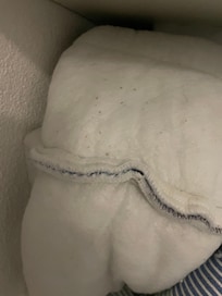 Verschimmelte Bettüberzüge