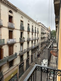 Morning view from our balcony