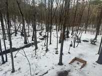 It was snowy/icy while we were there. Very peaceful. Saw a few deer.