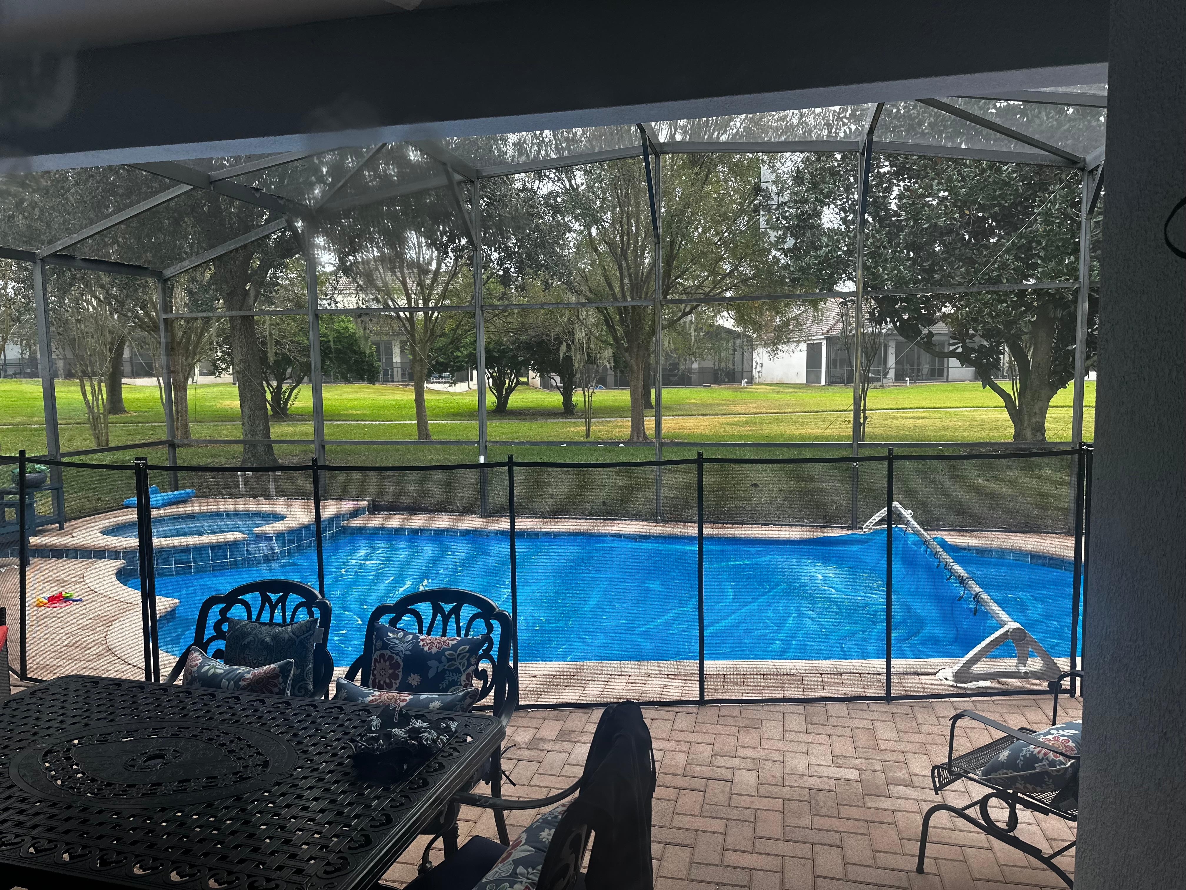 Beautiful view from the living room. 