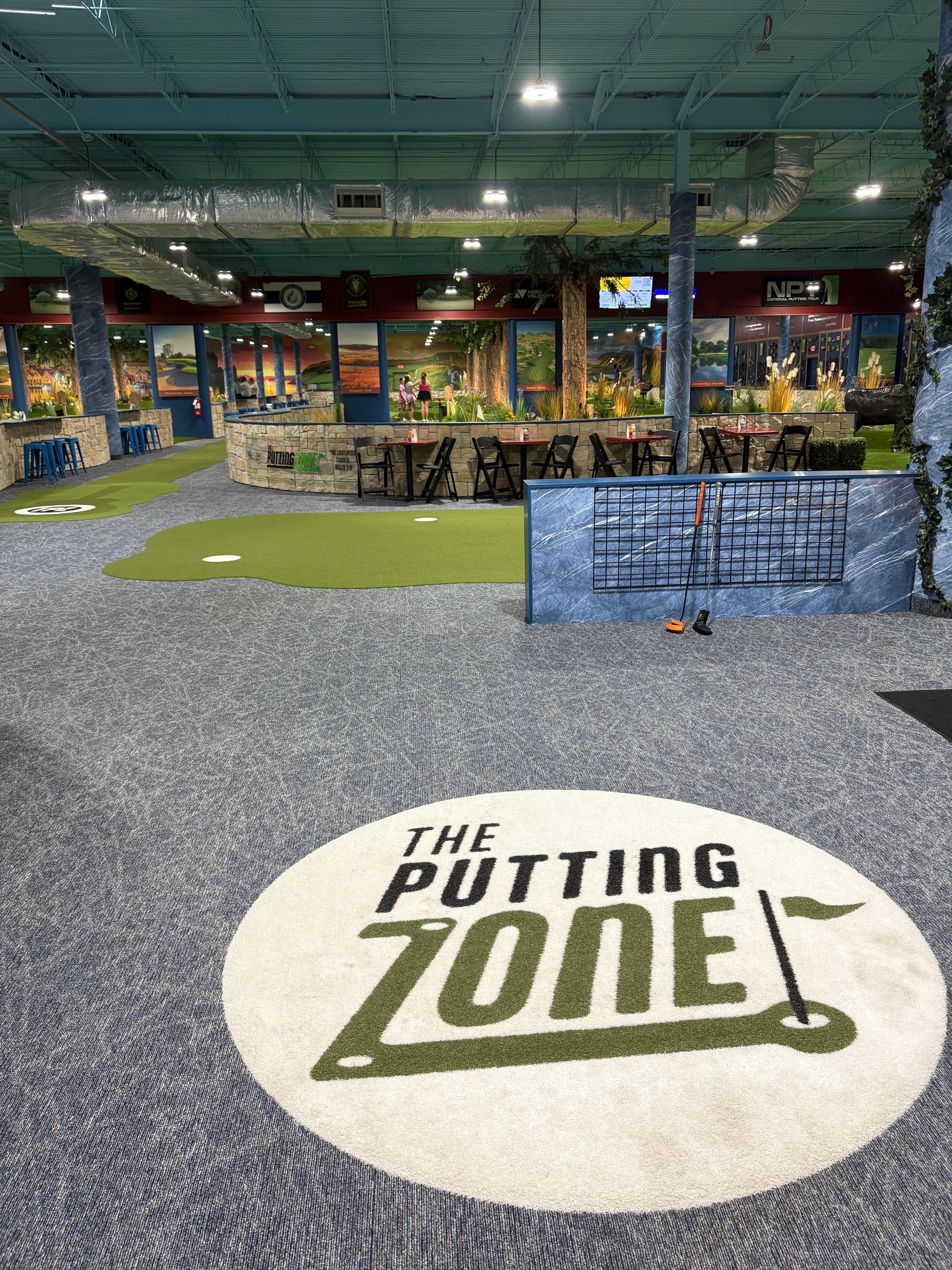 Before flight home, played 18 hole indoor putting course..fun!
