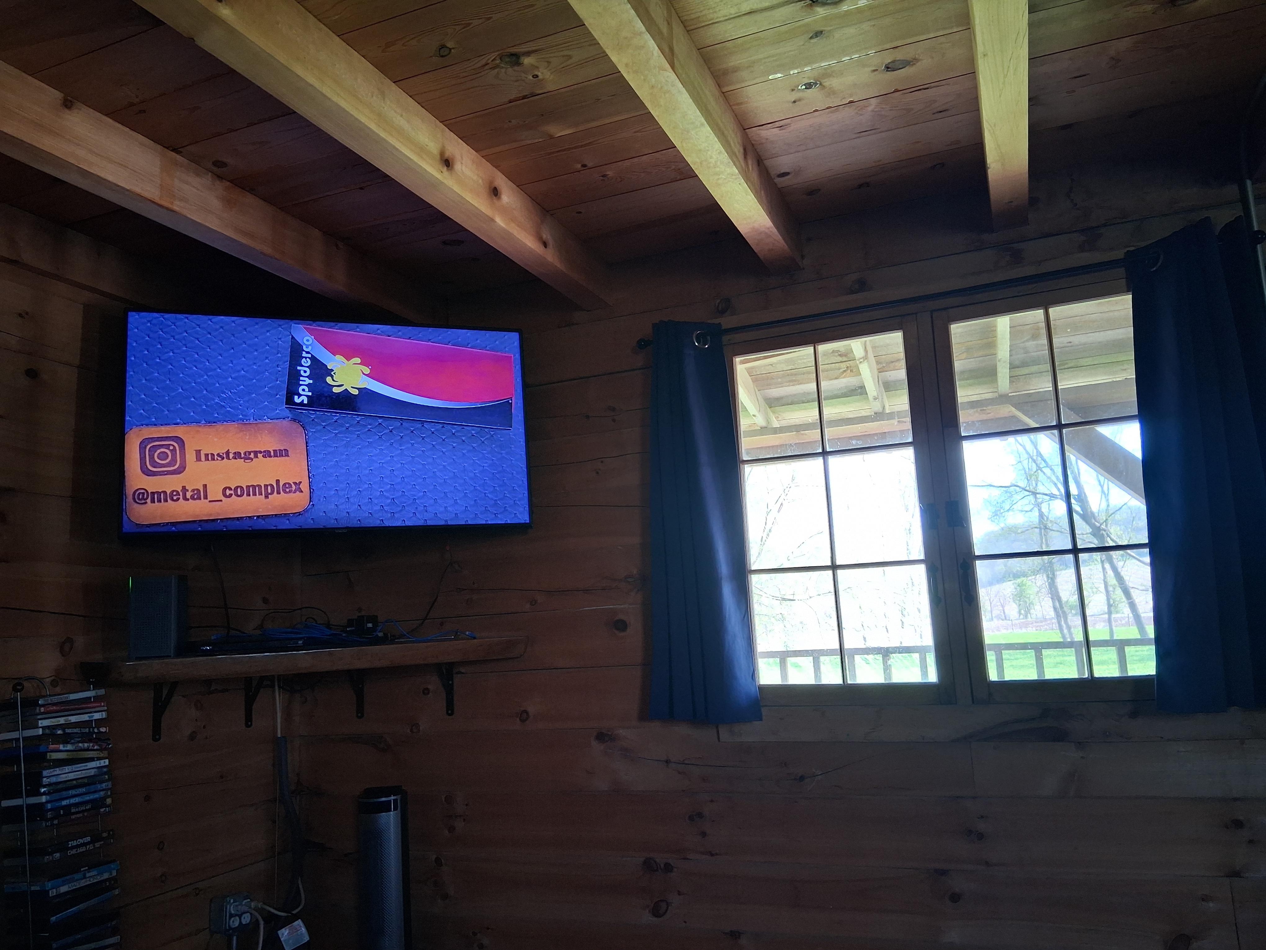 Best view next to a TV ever!