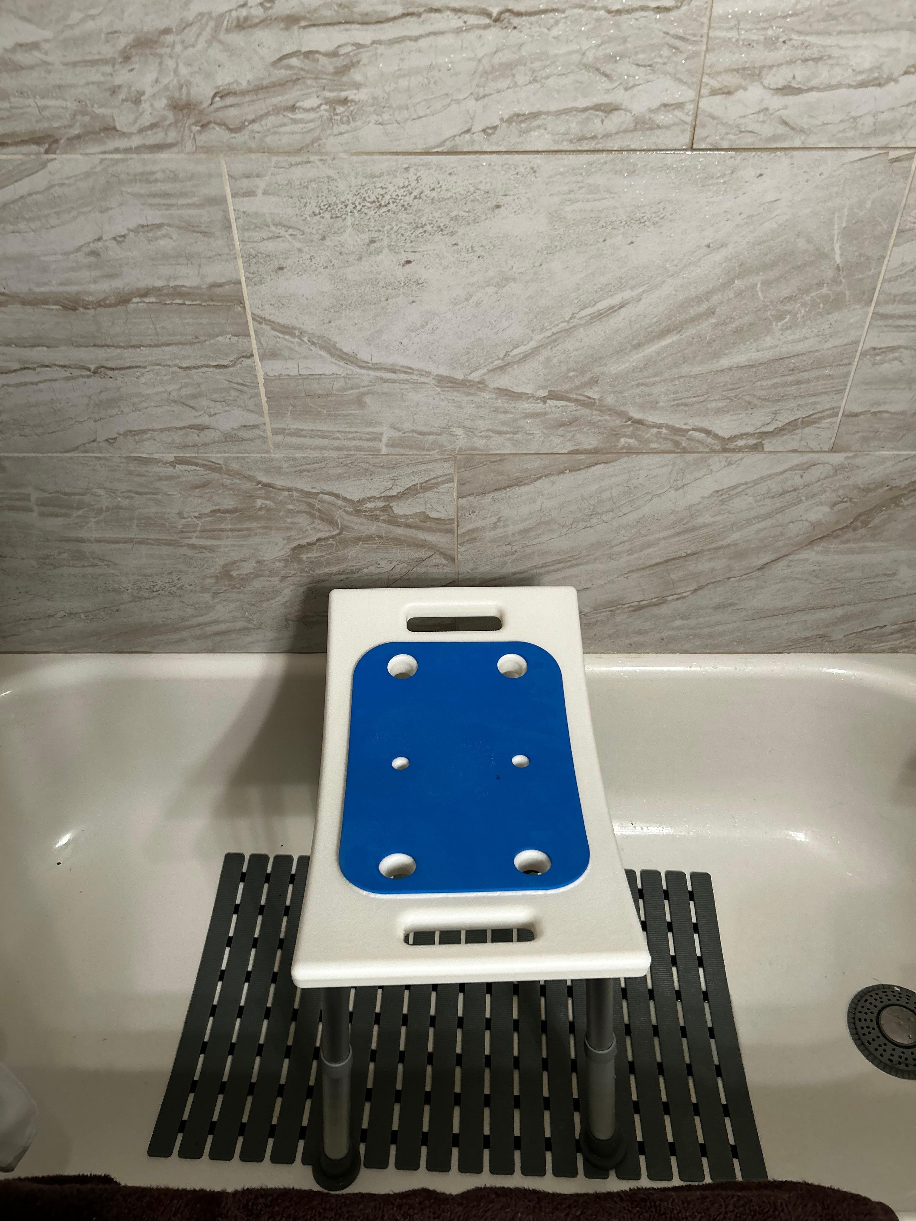 We were thankful for the shower chair.