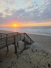 Sunrise off the deck on April 1st.