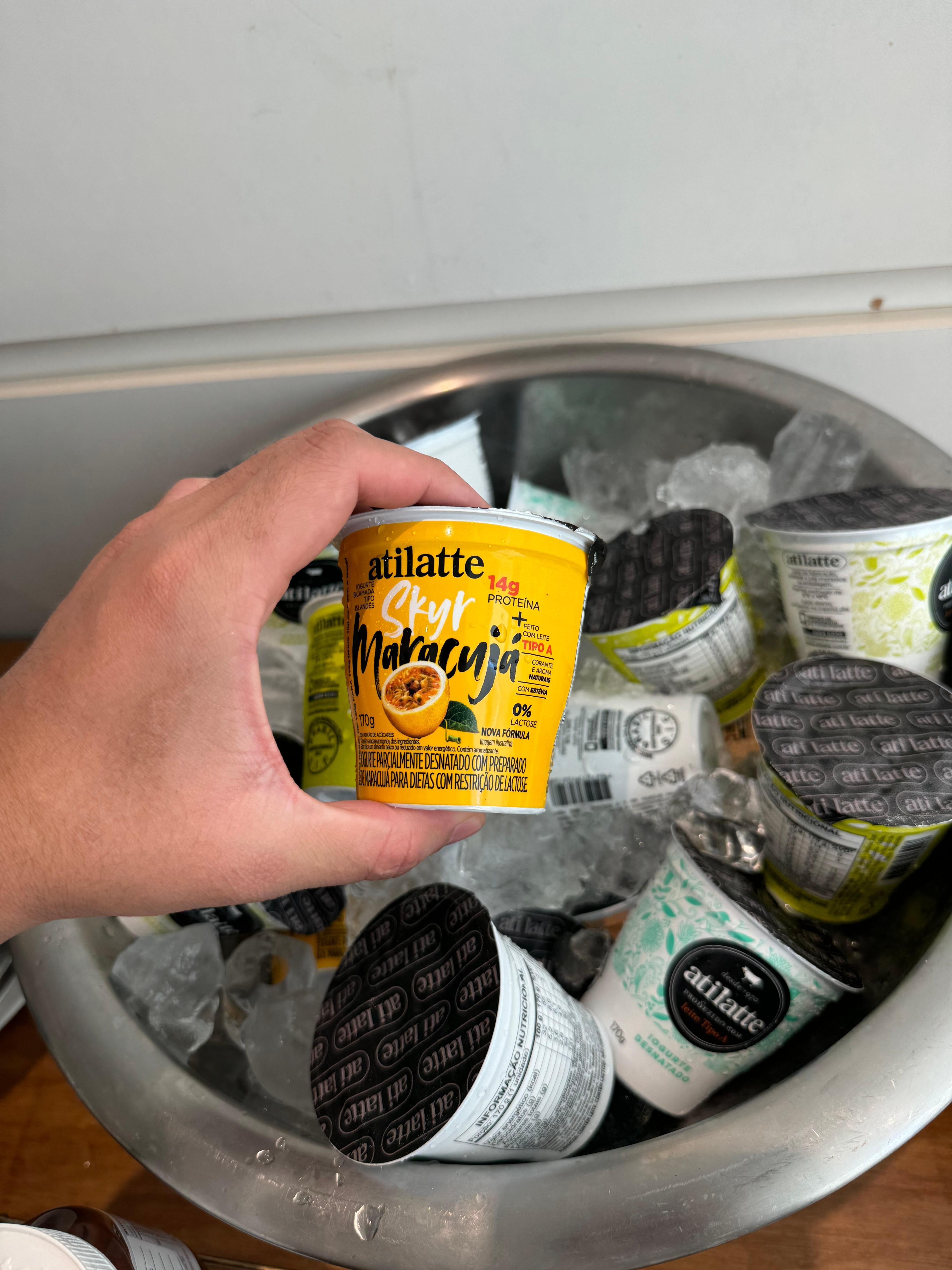 Iorgute com proteína no café da manhã 