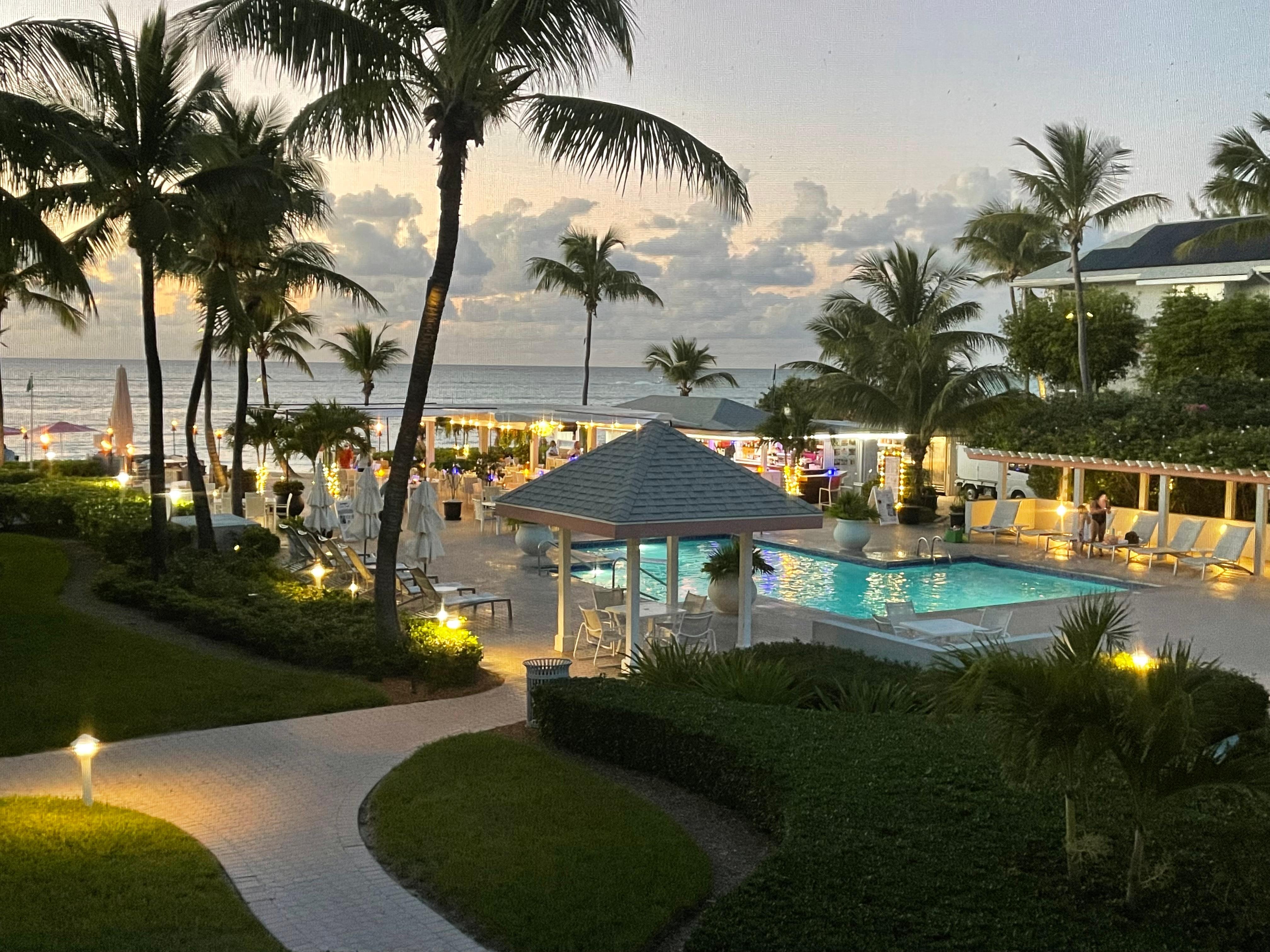 View from the balcony