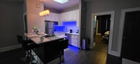 Great kitchen w/mood lighting.