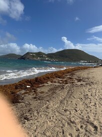 Beach at the Mariott.