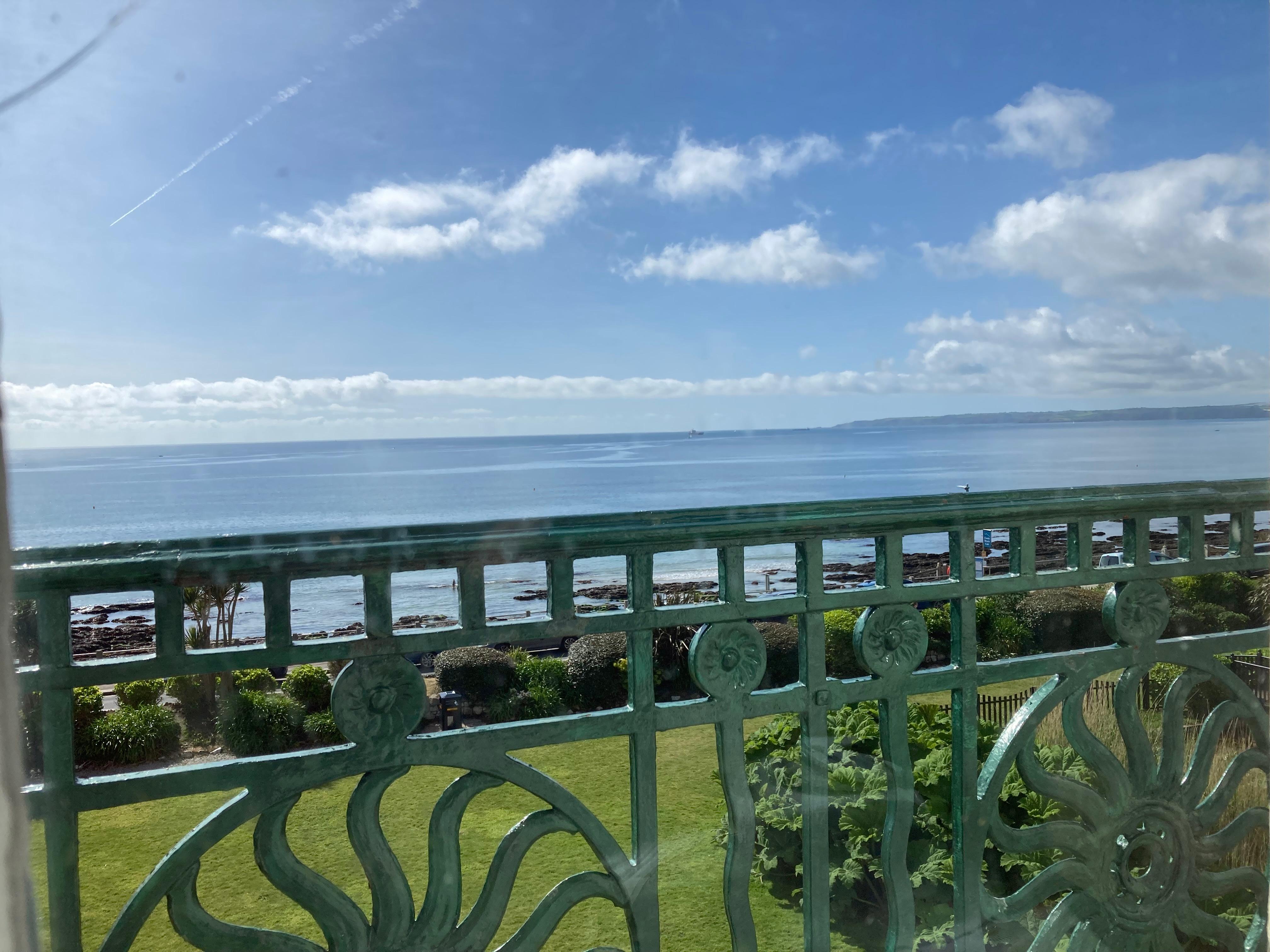 Stunning sea views from bedroom