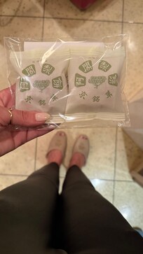 Ganhamos docinho típico.