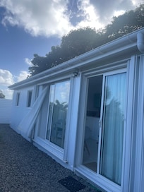 The entrance to the cabana