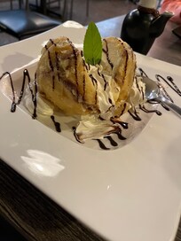 Tempura ice cream at Sushi I restaurant