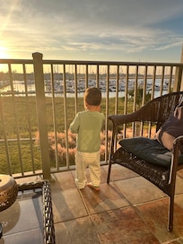 Grandson loved looking at the boats