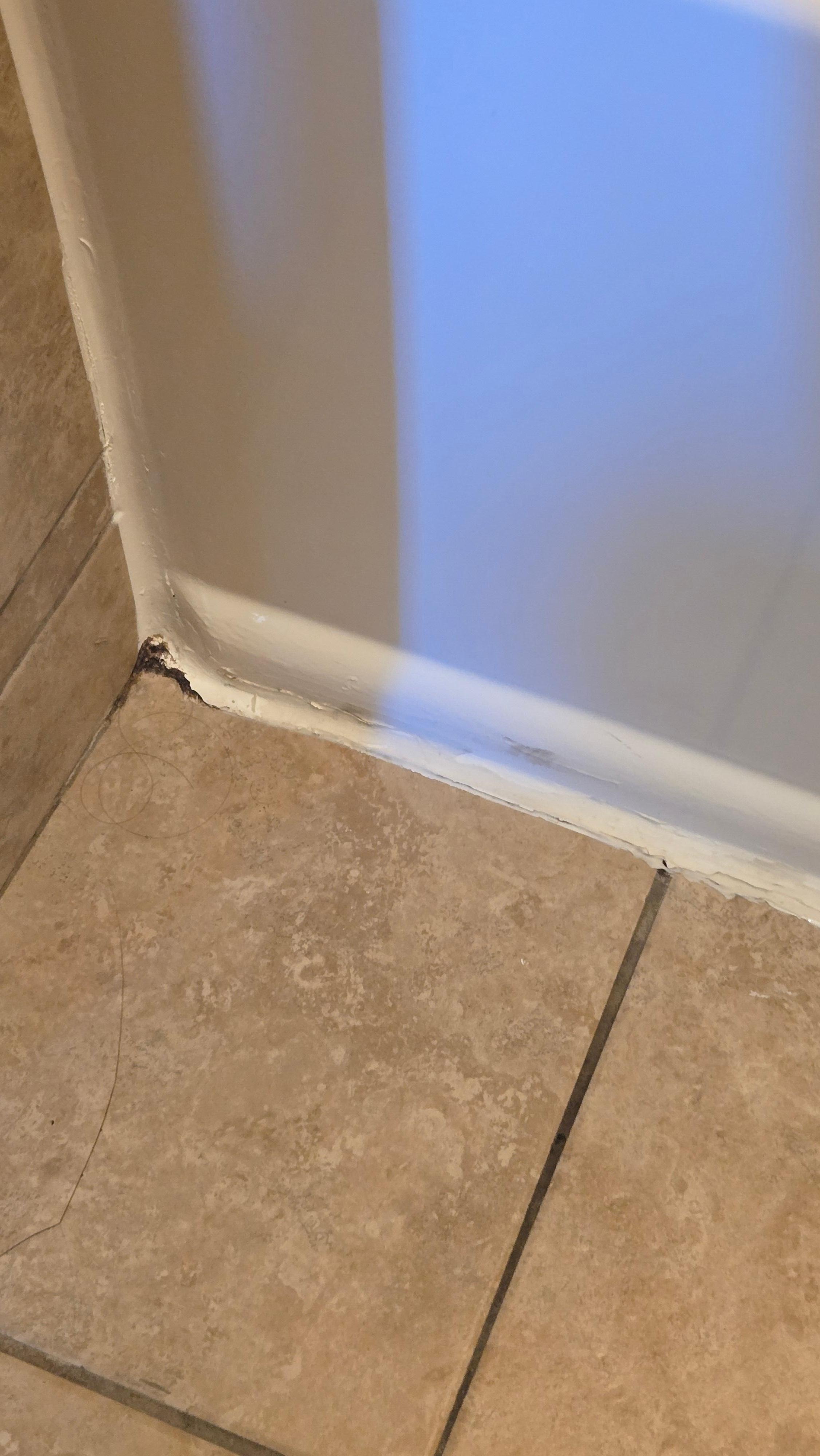 Thick caulk over caulk