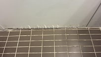Bottom of bathroom door
