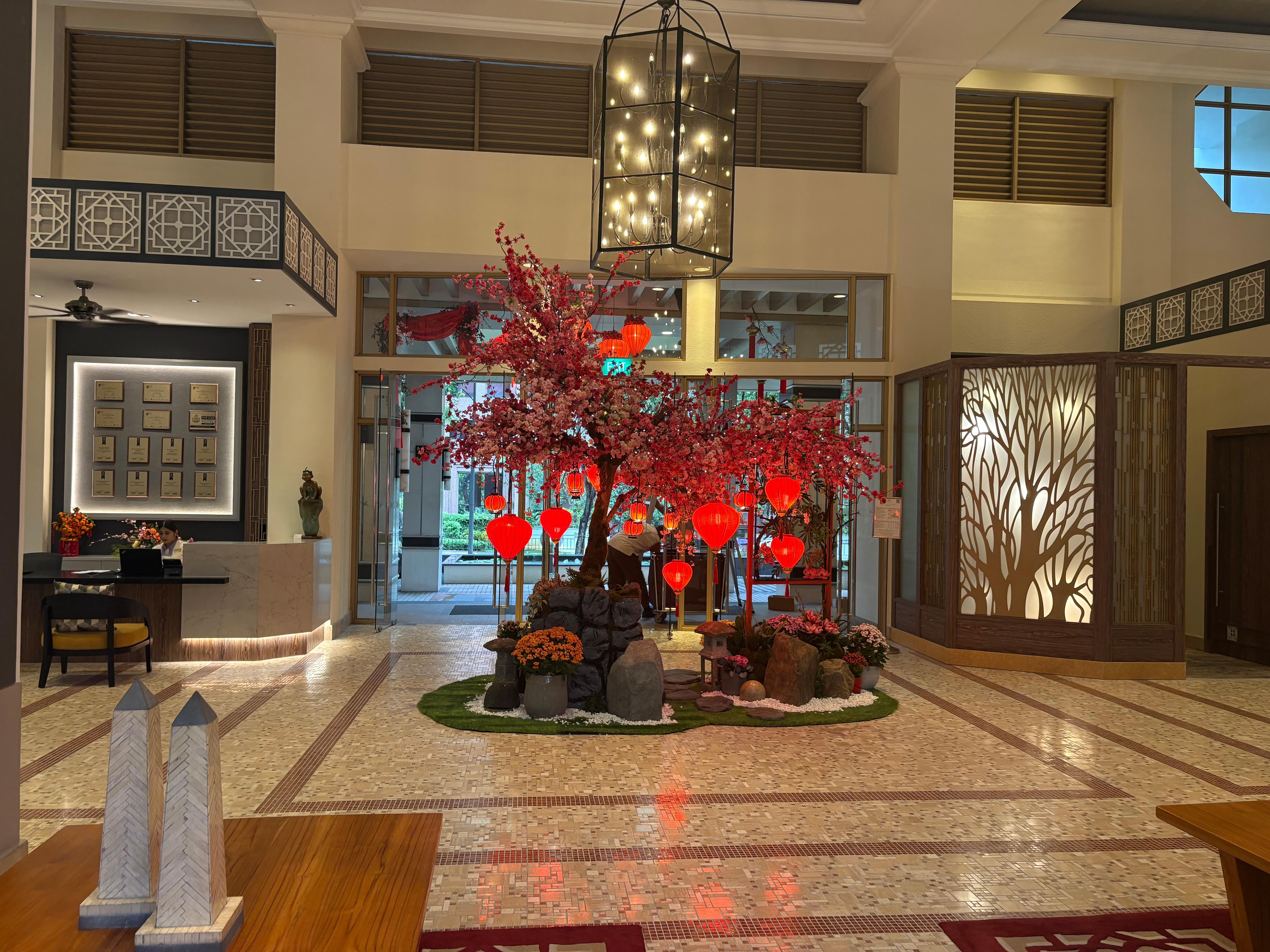 Entry foyer … Chinese New Year
