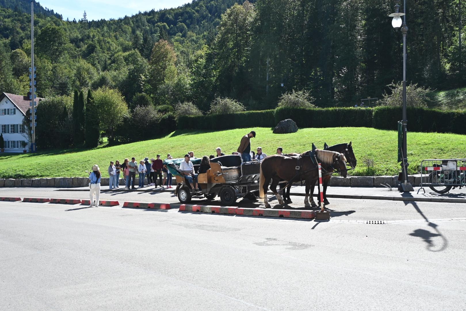 The ride to the castle is right across the street from the Müller hotel. Really convenient and it was a fun ride.