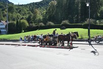 The ride to the castle is right across the street from the Müller hotel. Really convenient and it was a fun ride.