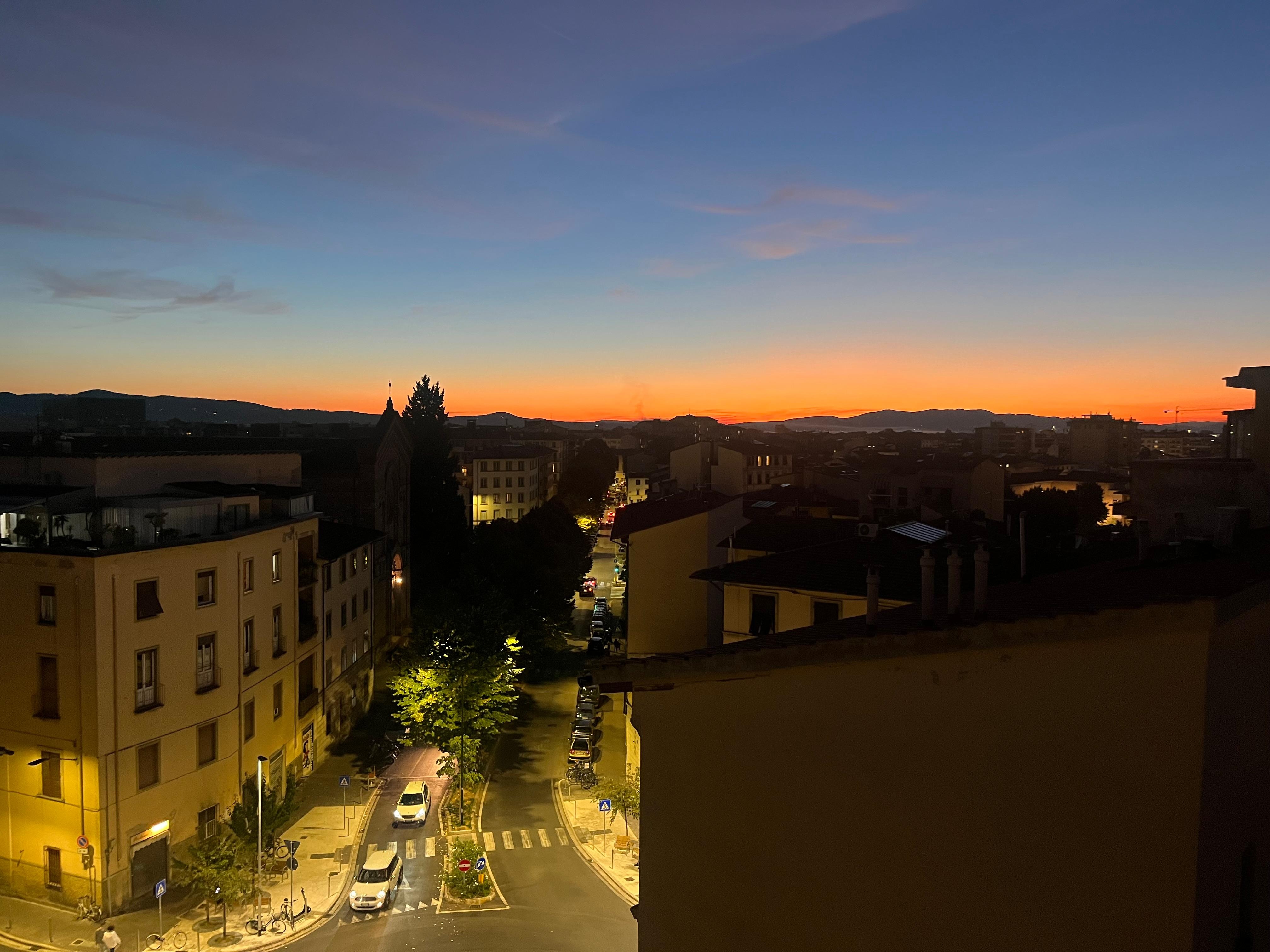 Sunset taken from the patio