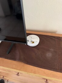 Smoke alarm not mounted