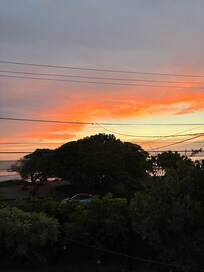 Sunrise from the deck