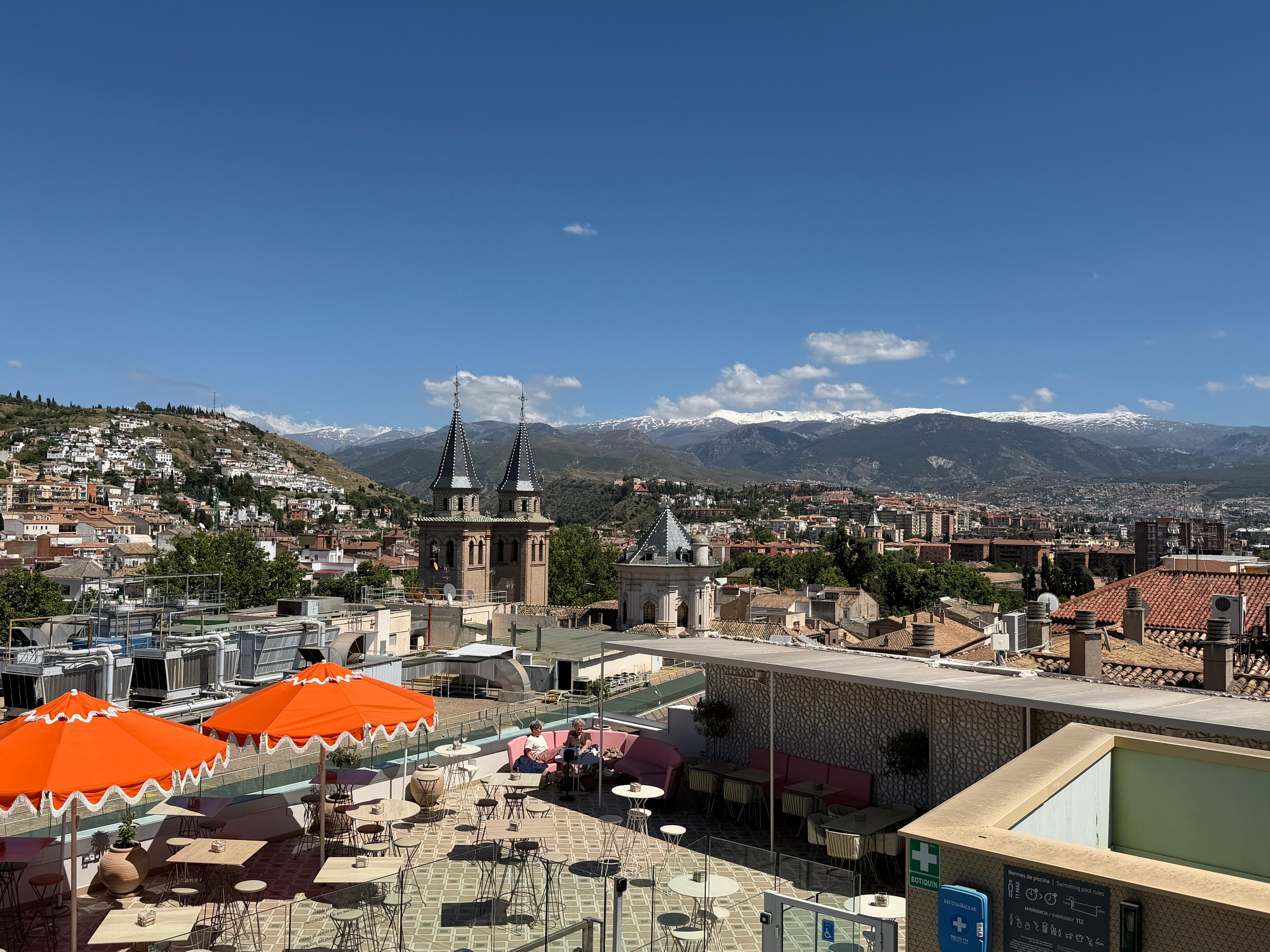 Aussicht von der Dachterrasse