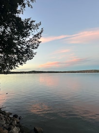 Morning view from the fire pit