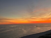 Sunset from balcony (zoomed)