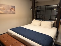 King bed was hard, but we had our travel pad & our own pillows