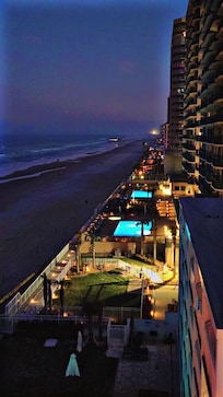 Night from our deck along the shores.