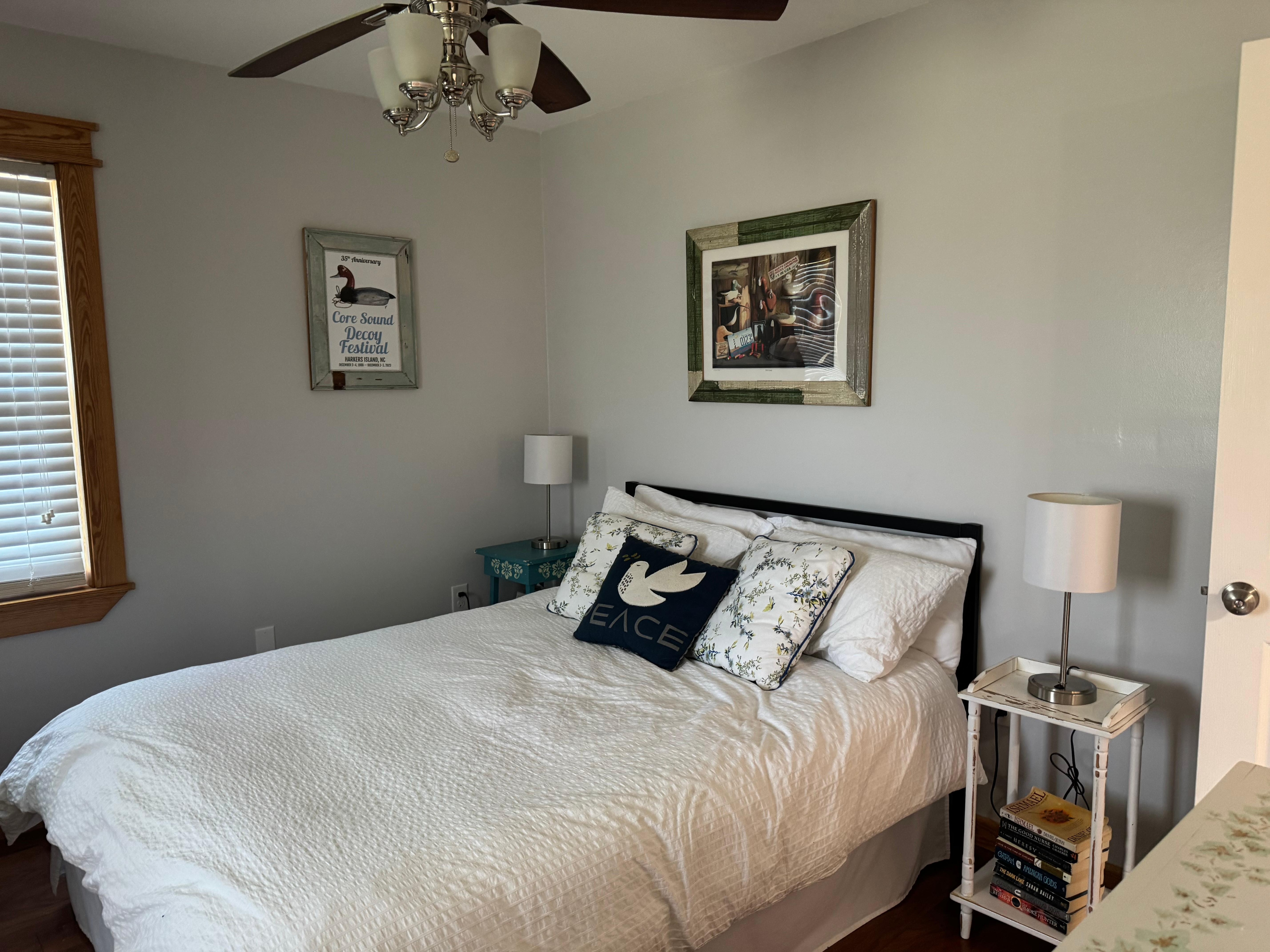 Master bedroom with access to bathroom