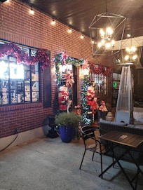 The cute coffee shop